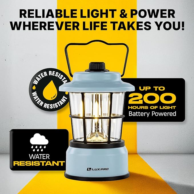 LUXPRO Retro LED Lantern - Image 2