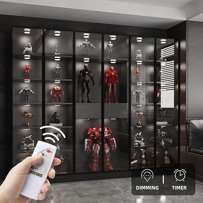 Puck Lights with Remote Control, Under Cabinet Lighting with Magnetic and - Image 6