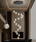 18 Light Modern Glam Crystal Chandelier by CENOZO