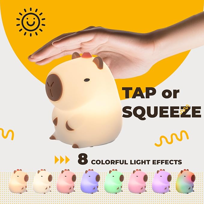 LED Squishy Animal Night Light - Image 3