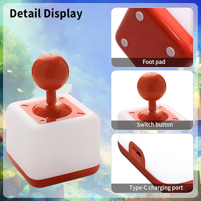 Night Light Lamp Rocker Night Light, 2-Speed Timer Bedside Night Lamp - Image 3