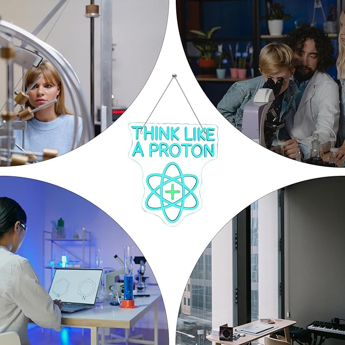 Think Like a Proton Neon Sign Dimmable Good Vibes Neon Light - Image 5