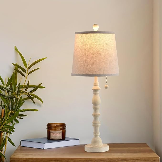 Terpsichore Lamps for Living Room Modern Farmhouse Table Lamp Bedside Reading - Image 2