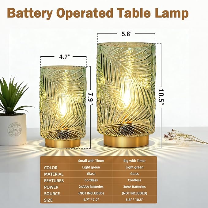Battery Operated Table Lamp, Cordless Lamps - Image 4