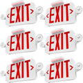Sunco 6 Pack LED Exit Sign by SuncoLighting