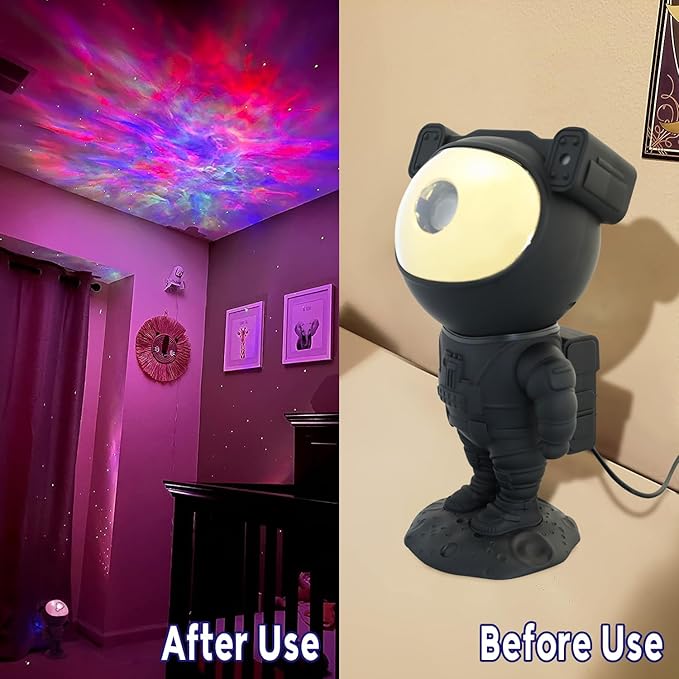Astronaut Star Projector Galaxy Light, 360° Space Man Buddy Projector Sky LED - Image 5