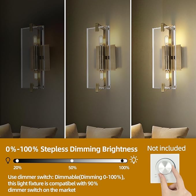 Crystal Vanity Wall Sconces Lights - Image 7
