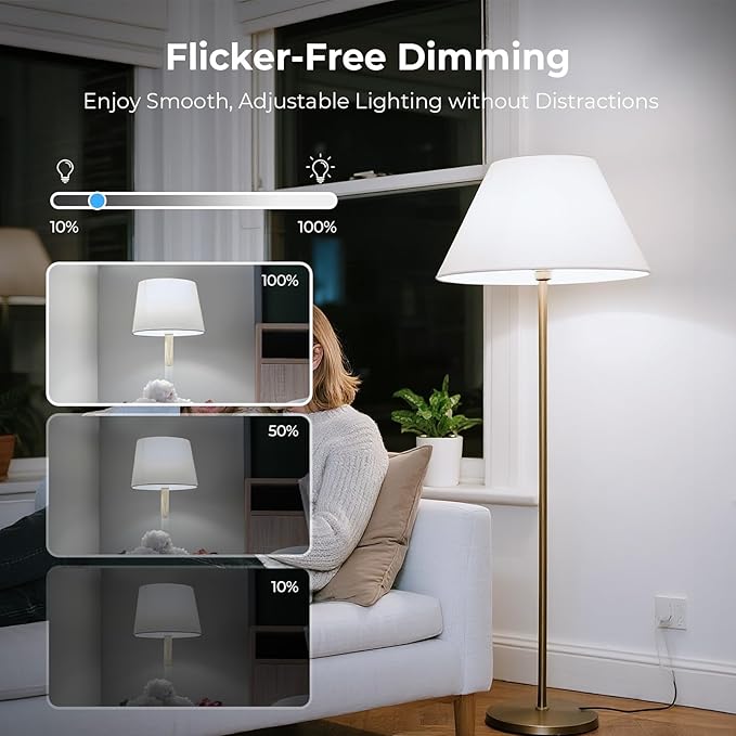 Dimmable LED Edison Bulbs, 4000K Daylight White, 6W Equivalent to 60 watt E26 - Image 4