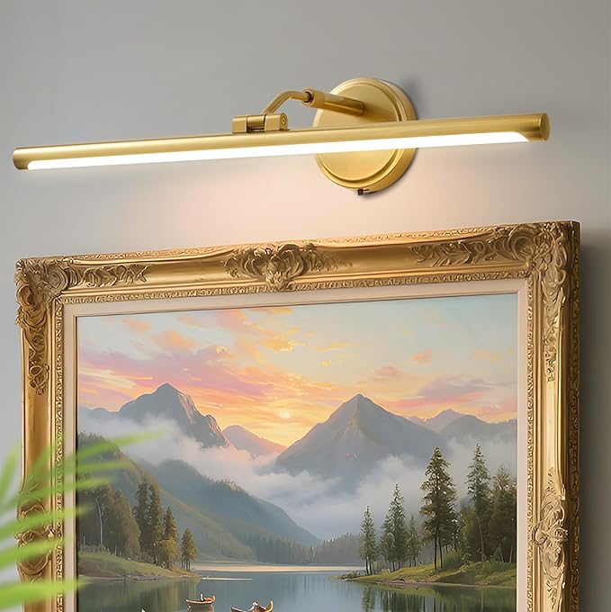 Hardwired Picture Lights for Wall, Modern Metal Picture Frame Light, 3CCT by OYLYW