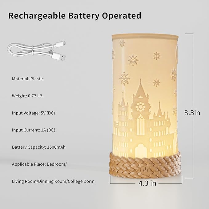 Bedside Table Lamp for Bedroom - Image 6