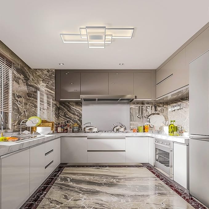 GEADI Dimmable Ceiling Light, 41.3in Flush Mount Ceiling Lamp Remote Control - Image 7