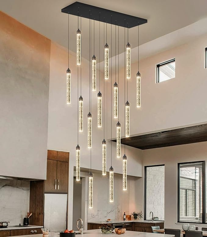Rectangular Chandeliers 17-Lights Long Light - Image 7