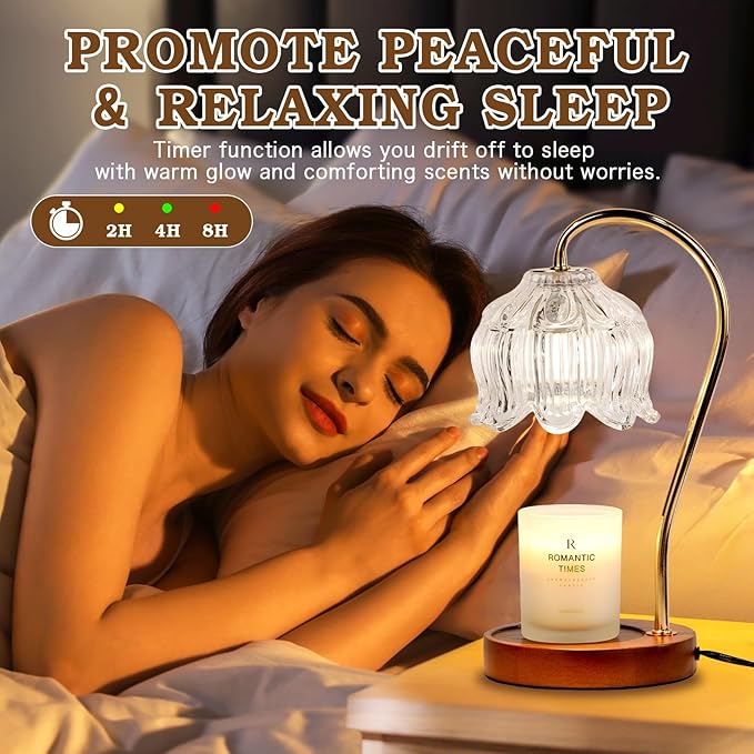 White Clear Candle Warmer Lamp - Image 6