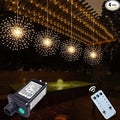 4 Pack 800 LED Plug in Starburst Sphere Lights, Firework Light 8 Modes Dimmable by PXBNIUYA