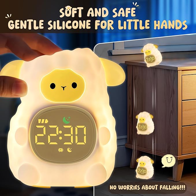 Sheep Alarm Clock with Night Light - Image 7