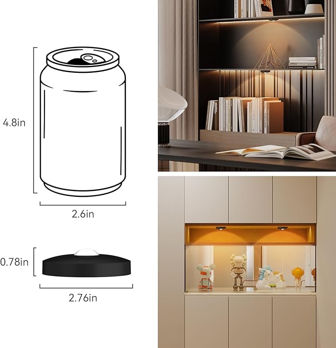Yiliaw Rechargeable Puck Lights - Image 8