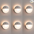 6 Pack Stair Lights Indoor, 2.6" Small Stick on Lights, Dimmable Motion Sensor by YUNLEX