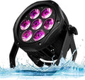 SHEHDS Par Lights IP65 Waterproof Outdoor LED 7x18W RGBWA+UV Lighting Stage by SHEHDS