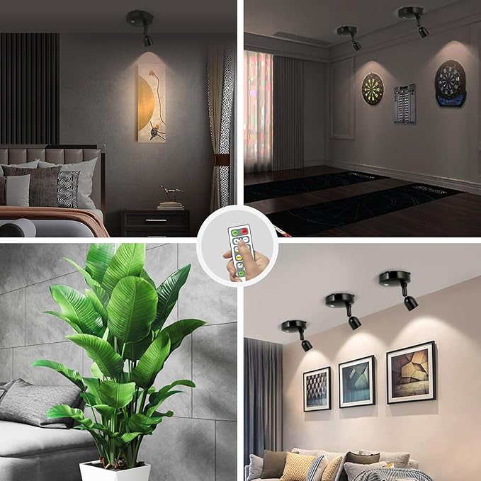Cordless Spotlight Battery Operated, LED Plant Light, Dimmable Accent Light - Image 4