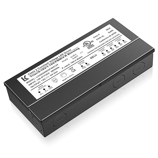 inShareplus 12V 200W Dimmable LED Driver, 5-in-1 Triac/ELV/MLV/0-10V/1-10V/PWM - Image 8