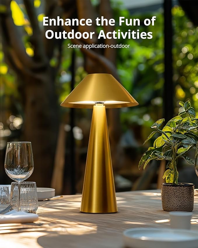 Bojim Rechargeable Cordless Table Lamp, Touch - Image 8