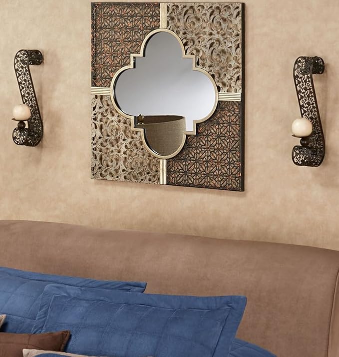 Touch of Class Classic Elegant Scrolling Diandre Metal Wall Sconce Pair - Image 3