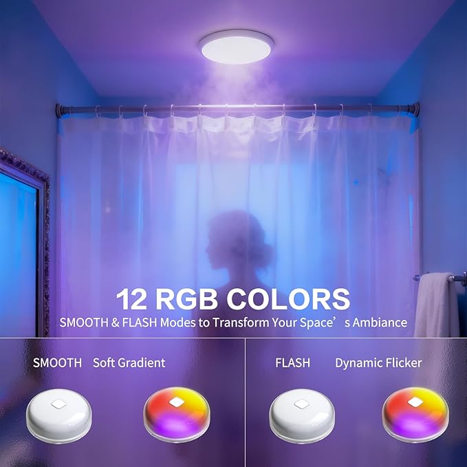 Shower Lamp Waterproof Lights for Inside Shower LED Bathroom Shower Lights Lamp - Image 2