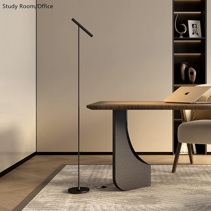Floor Lamps for Living Room, Study Room, Lamp Head Adjustable - Image 4