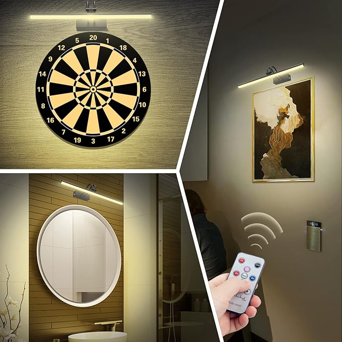 Picture Light, Picture Lights for Wall Cordless, Battery Wall Lights for - Image 4