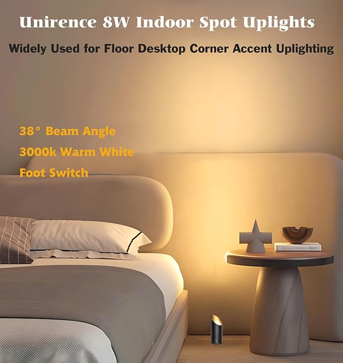 Spot Lights Indoor Uplights 8W Floor Can Uplighting Indoor - Image 3