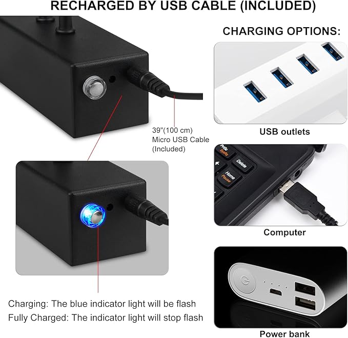 Picture Light, Picture Lights for Wall Cordless, Battery Wall Lights for - Image 5