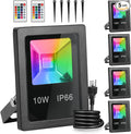 T-SUN Christmas Led Mini Flood Light Outdoor, 10W RGB Color Changing Waterproof by T-SUN
