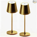 2 Pack Cordless Table Lamp, Portable LED Desk Lamp, 5200mAh Battery Operated by Tablelamps