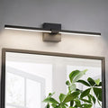 URSOLA Black Bathroom Light Fixtures, 24 inch Modern LED Vanity Lighting Over by URSOLAYourHomeSolar