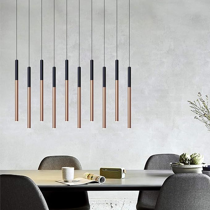 ALTAIR 10 Mini Pendant Lighting Black-Copper - Image 8