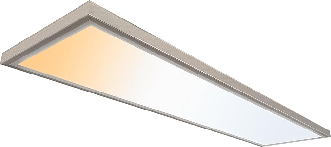 Ultralux 1x4 ft Surface Mount Ceiling Light Panel – Slim, Edge Lit, Flush Mount by UltraLux