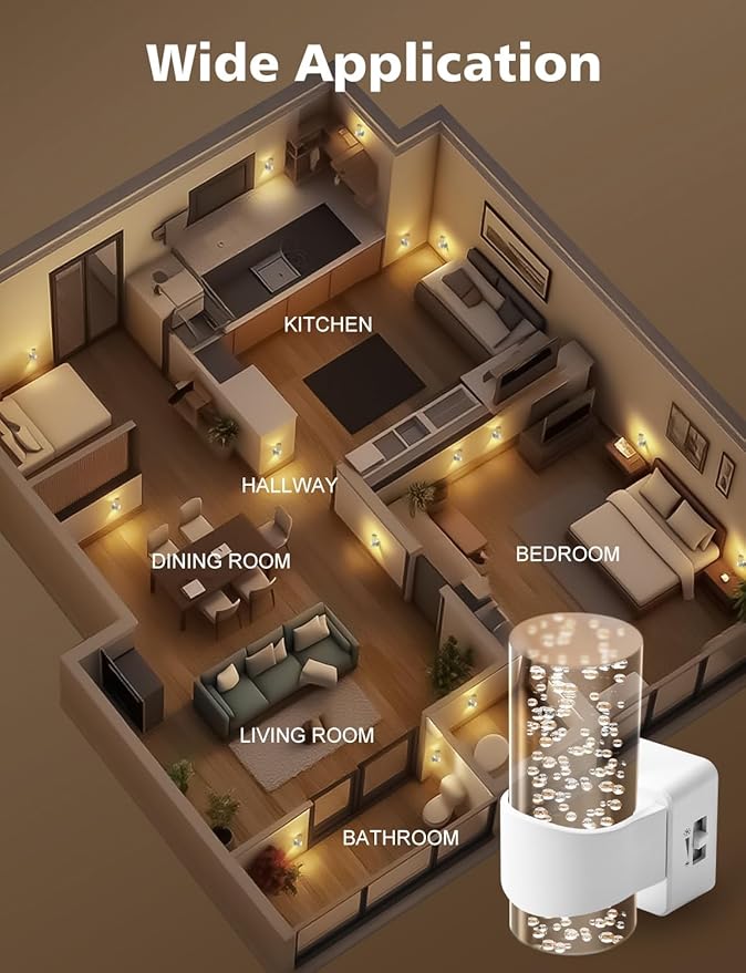 Night Lights Plug into Wall, Dimmable LED Night Light - Image 7