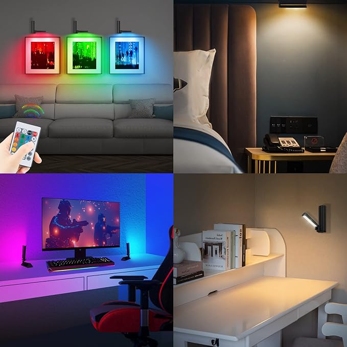 BIGMONAT Wireless Wall Light Battery Powered, Portable Night Light - Image 5