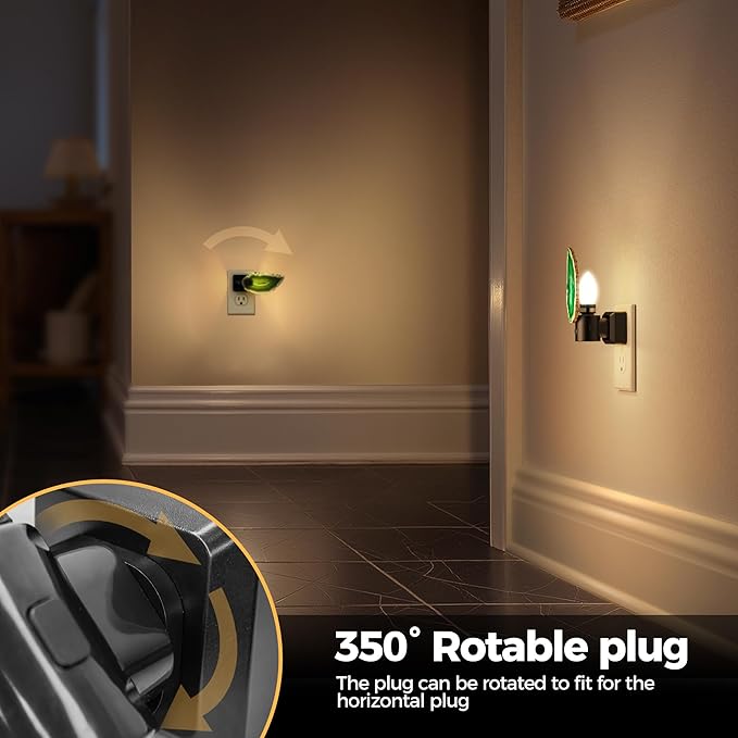 Briignite Agate Night Lights Plug into Wall, Dimmable Night Lights - Image 4