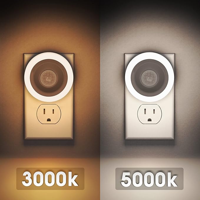 Briignite Motion Sensor Night Light, 4 Pack, Night Lights Plug into Wall - Image 7