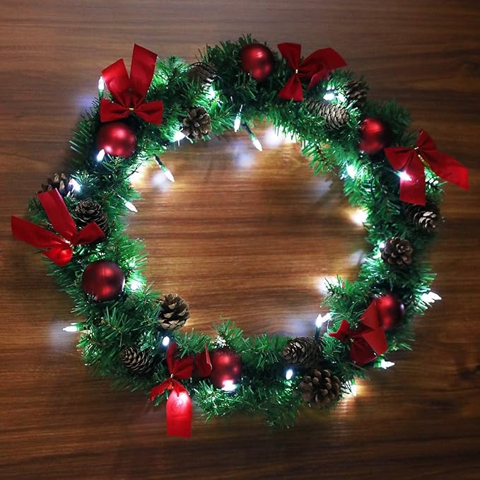 Battery Operated String Light, 33ft 100 LED Christmas Light - Image 2
