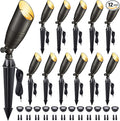 Gardenreet Die-Cast Brass Spot Light Outdoor - 12V LED Uplighting Waterproof by Gardenreet