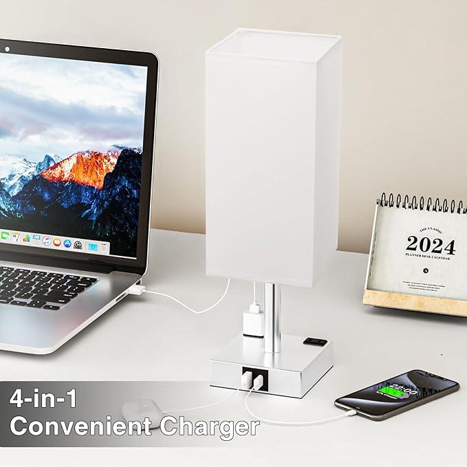 Touch Bedside Table Lamp for Nightstand - Image 3