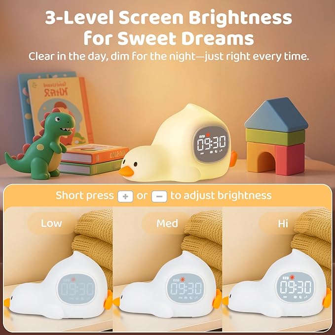 Laying Duck Alarm Clock with Night Light - Image 6