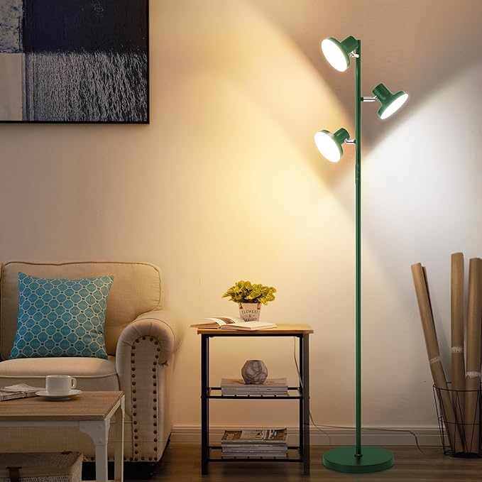 36W LED Tree Floor Lamp, Modern Dimmable Standing Lamp - Image 2