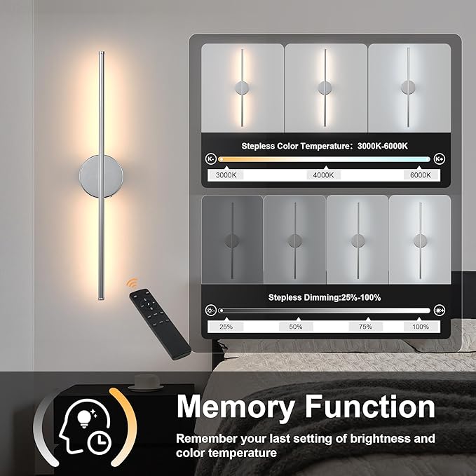 Removable Battery Operated Wall Sconces - Image 7