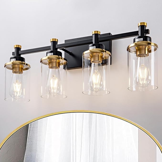 Modern Black & Gold Vanity Lights by AIXIALIN