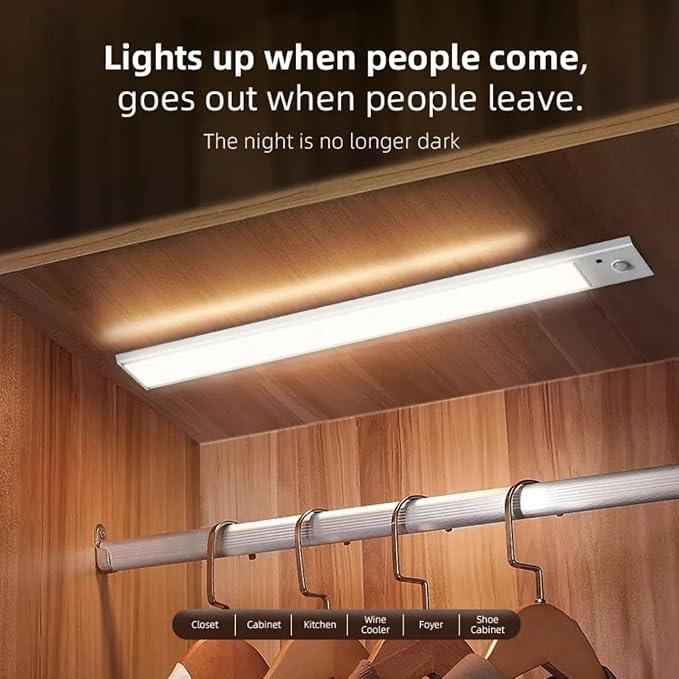 16-inch Wireless Under Cabinet Lighting, Motion Sensor LED Lights, USB-C - Image 7