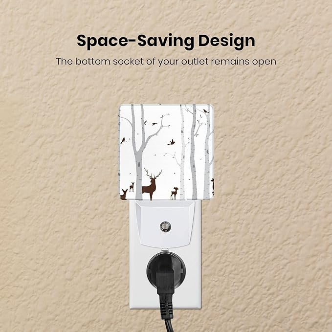 Night Light Plug-in Dusk to Dawn Smart Sensor White Led Nightlight - Image 6