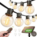 addlon 100FT Solar String Lights Outdoor by addlon